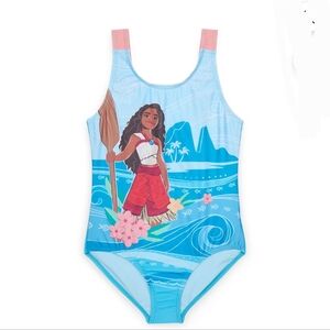 B1G1@50%Off- Disney Moana Girls One-Piece Swimsuit with UPF 50+